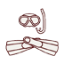 Snorkelling Gear  icon