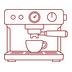 Coffee espresso machine icon