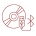 CD-MP3 player with USB & Bluetooth icon