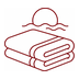 Beach towels icon