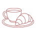 Breakfast service icon