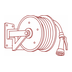 Deck wash pump sea water / fresh water icon