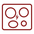 Electric hob icon