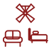 Fans in salon and cabins icon