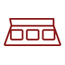 Fly deck with cushions and mattresses icon