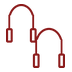 Jump ropes icon