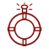 Life Ring with Light icon