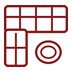 Lounge-style seating icon