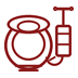 Manual toilets icon