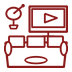 Satellite in the saloon icon