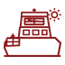 Solariums in bow and Flybridge icon