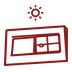 Sun roof icon