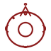 Towable donut tube icon