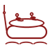Towable sofa tube icon
