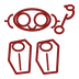 Snorkeling equipment icon