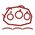 Crazy sofa icon