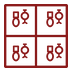 4 bathrooms icon
