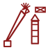 Emergency signals & flares icon