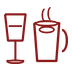 Glasses & mugs icon