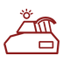 Cabrio roof icon