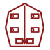 4 + 2 berths icon