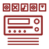 DVD + DivX + MP3 + CD + FM icon