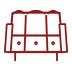 Couch three-seater icon