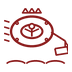 Flying donut icon