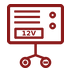 12 V/12 A charger icon