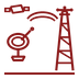 Satcom & cellular communications icon