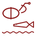 Fish and Snorkell equipment icon