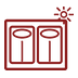 Roof mattresses icon