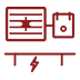 Air Condition on shore power icon