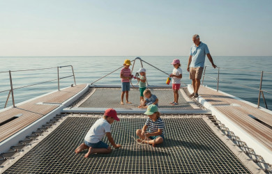 Is a Catamaran Charter Safe for Toddlers and Young Kids?