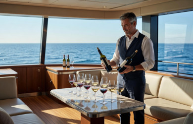 Floating Wine Cellars and Onboard Sommeliers